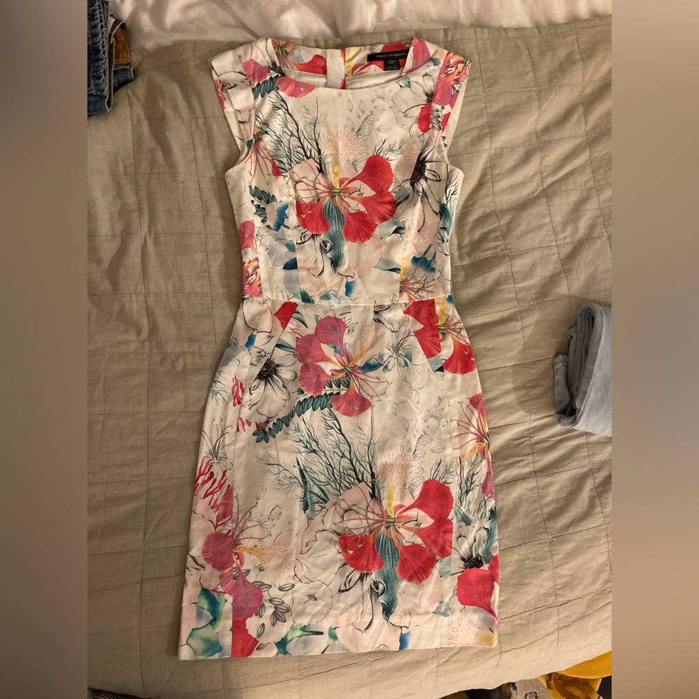 French Connection floral mini dress XXS